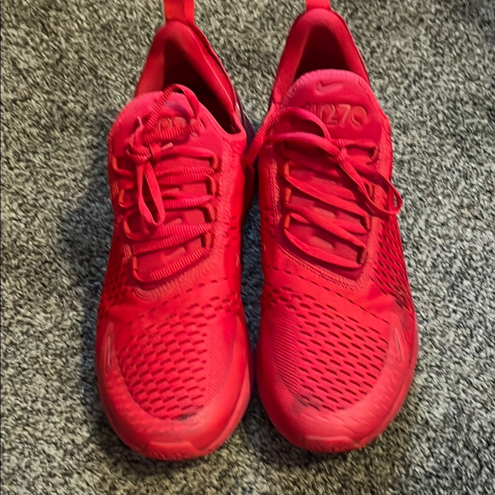 Red Athletic Sneakers Nike
